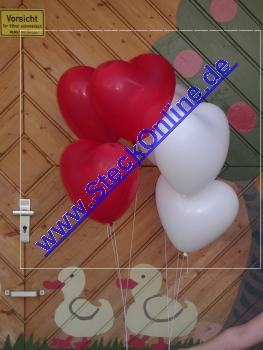 Herzballon rot  25cm