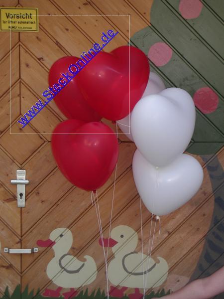 Herzballon rot  25cm