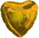 Herzballon gold 90cm